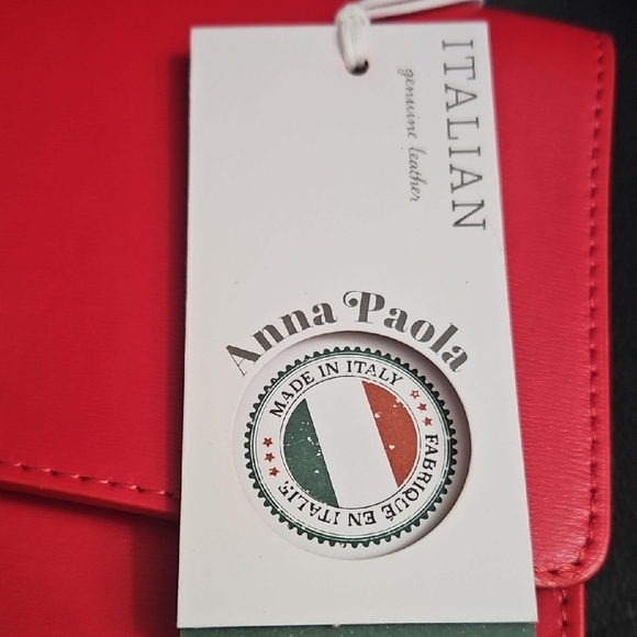 Anna Paola Genuine Leather Cross Body Or Top Handle Bag NWT - Picture 5 of 8